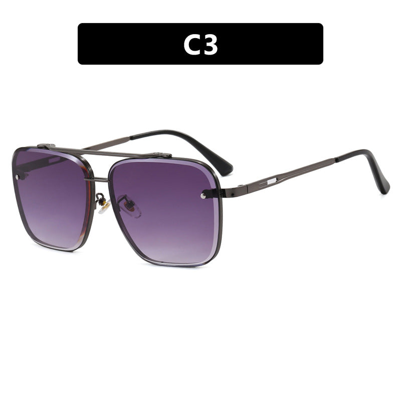 Lunettes de soleil à double pont sans vis