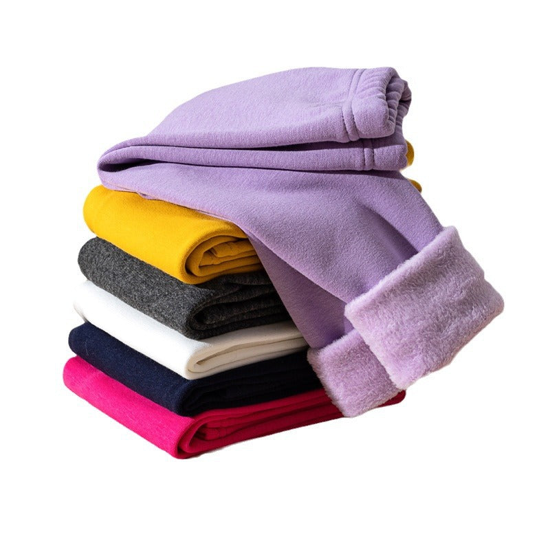 Pantalons d'enfants d'une épaisseur extra-faible doublés de polaire