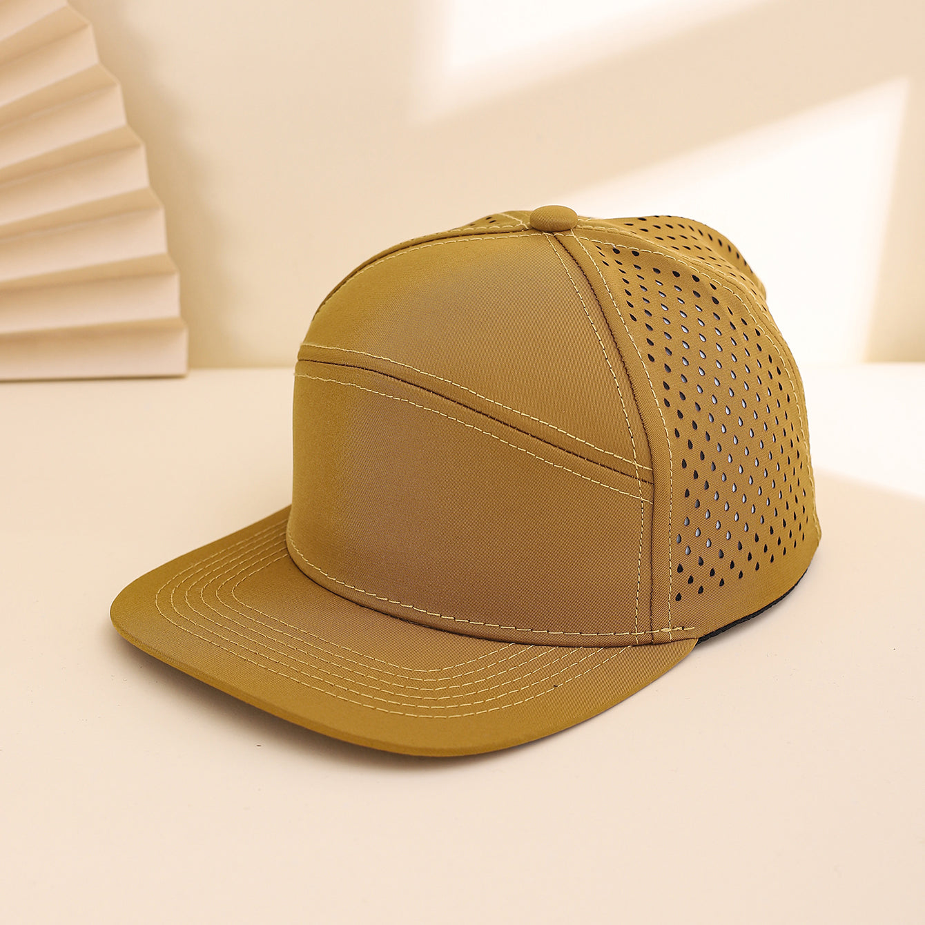 Fashionnable, Simple, Solide-colore, Patchwork Mesh Casquette de baseball pour l'été Ventilati extérieur