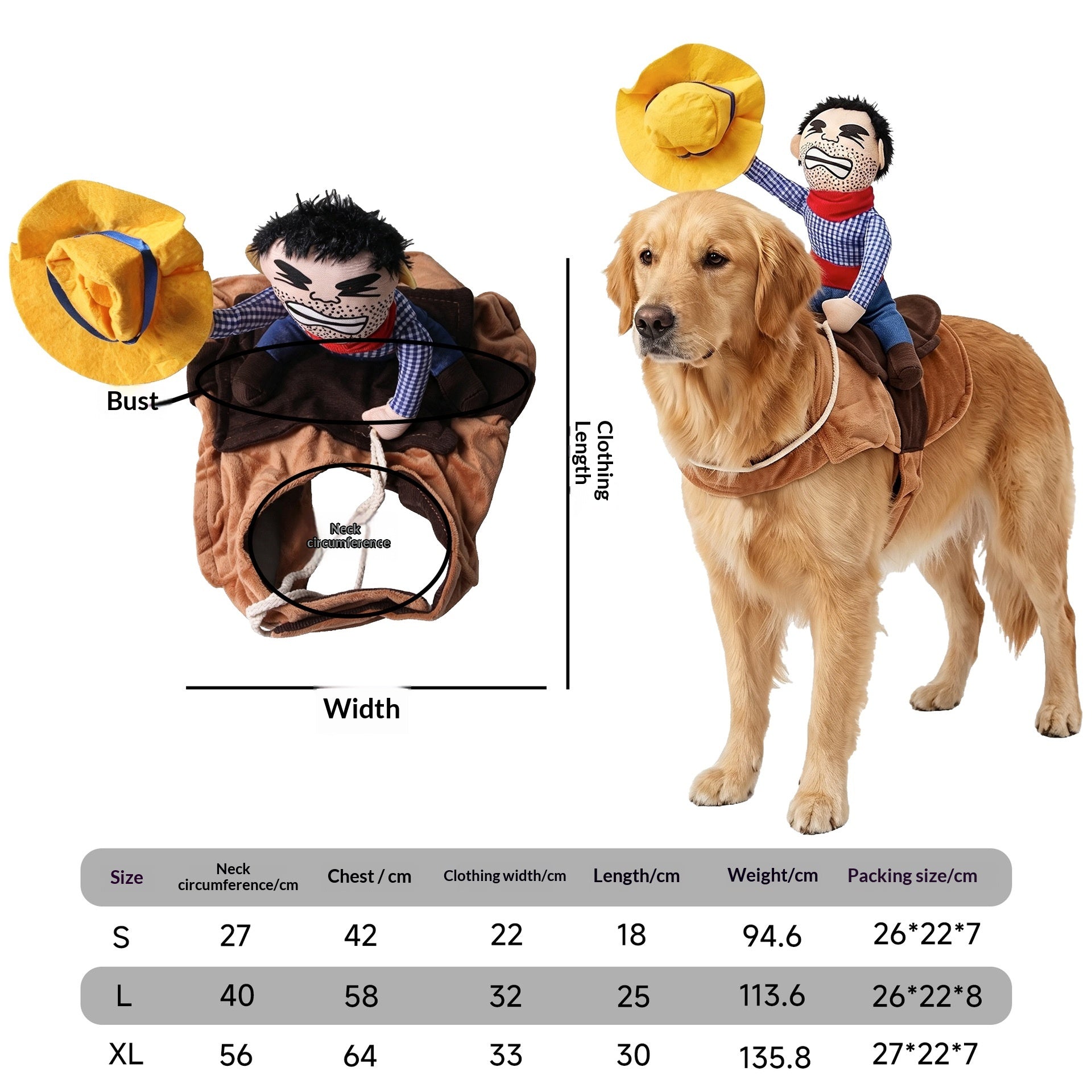 Déguisement pour animaux de compagnie Transformation de chat Funny Holiday Dress-Up Outfit