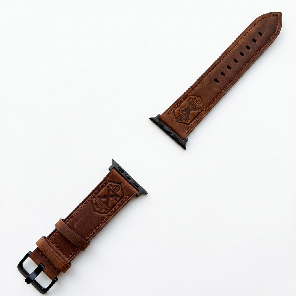 Vintage Crazy Horse Bracelet de montre en cuir