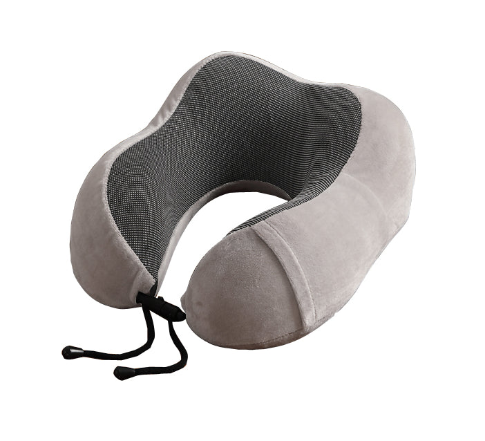 Mémoire en coton U-forme oreiller-pink-1 pièce