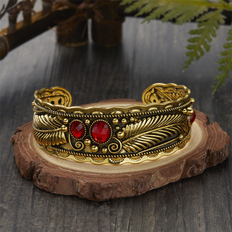 Article de l'Europe et de l'Amérique Navajo-Style Ovale Turquoise Bracelet