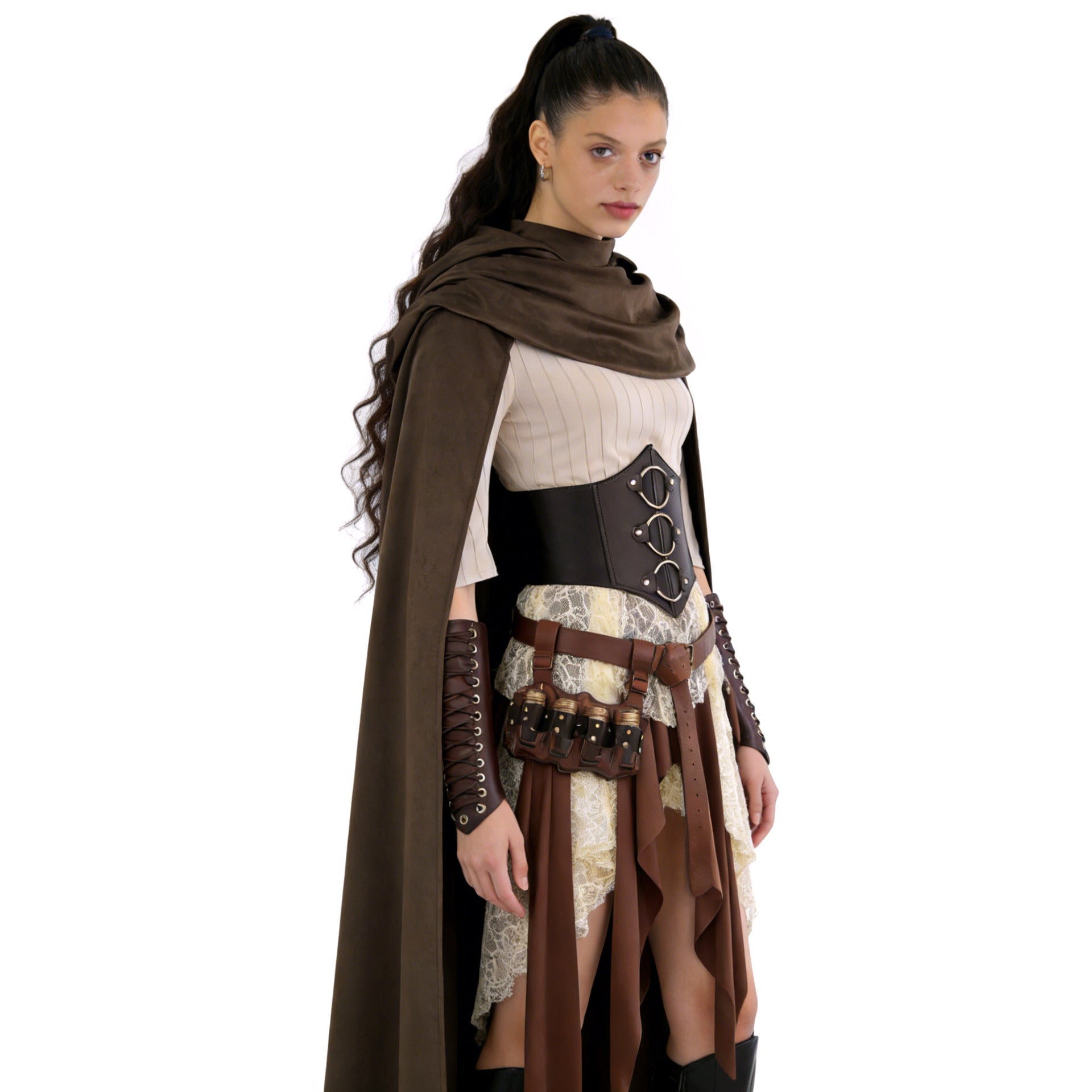 Costume d'Halloween rétro-médiéval