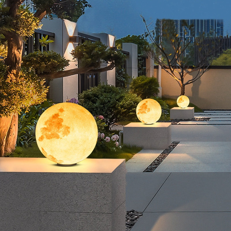 Lampe Pilier Mur extérieur Lune Lumière Puissance-sur porte