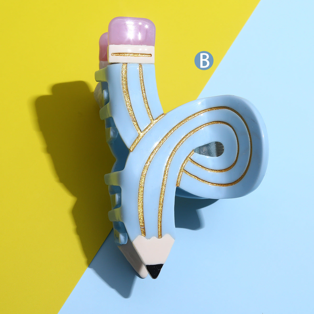 Crayon Twisted Personality Shark Clip Barrettes