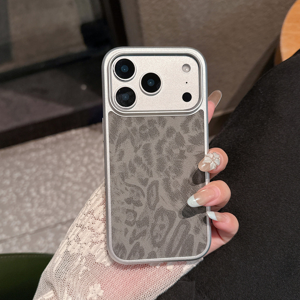 Étui de téléphone en cuir simple et polyvalent