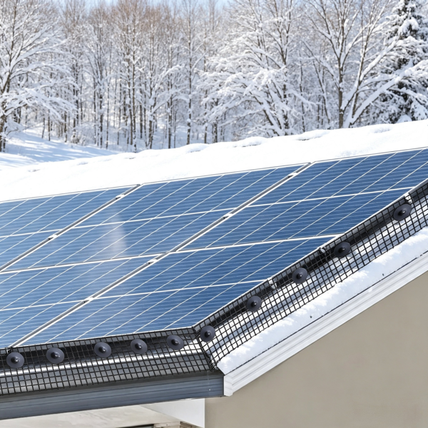 8 pouces X 1 00ft Solar Panel Bird Guard Kit
