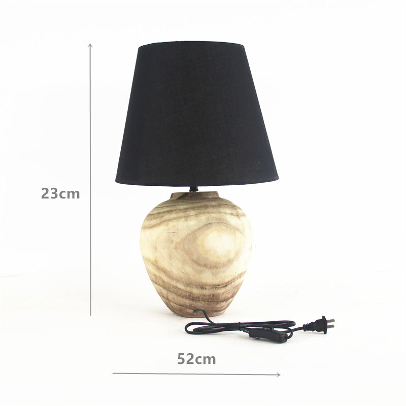 Lampe de table en bois silent style maison Homestay Hotel Atmosphere Décoration Artisan ou