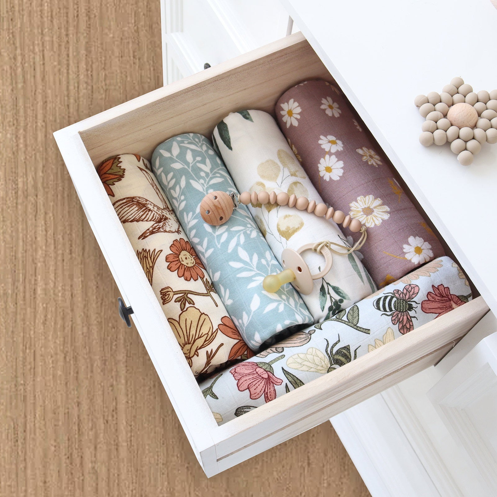 Couverture de matelas en coton de bambou Couverture de nouveau-né Baby Swadle Sac d'été