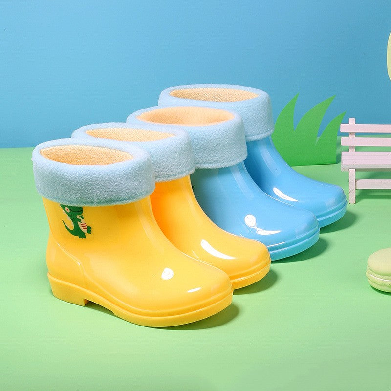 Bottes de pluie Bunny Tube moyen pour enfants Non-dérapant