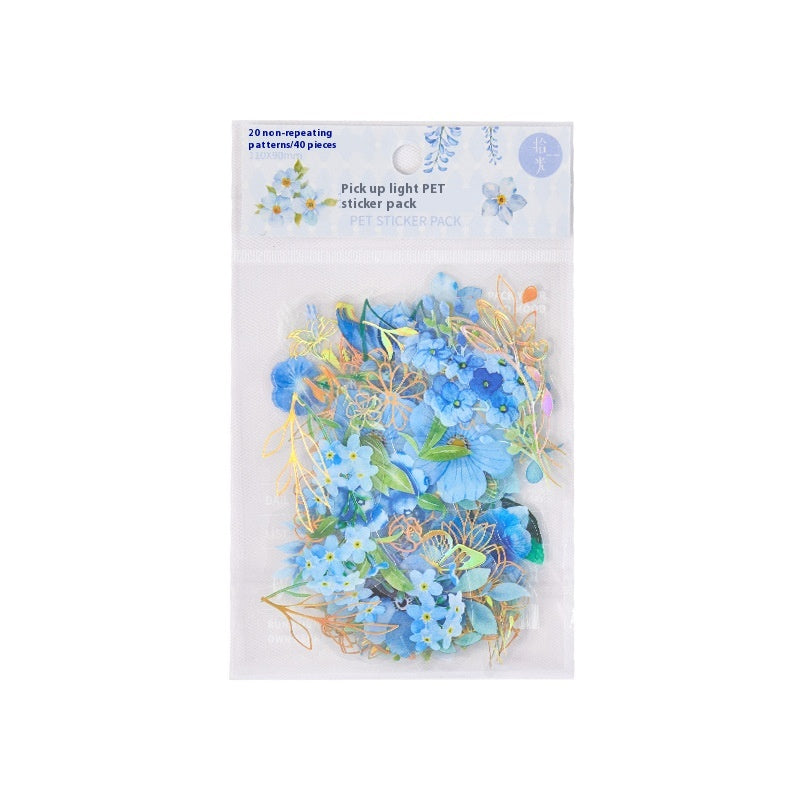 Plant Fleurs Journal Source décorative Matériau 40 Pièces