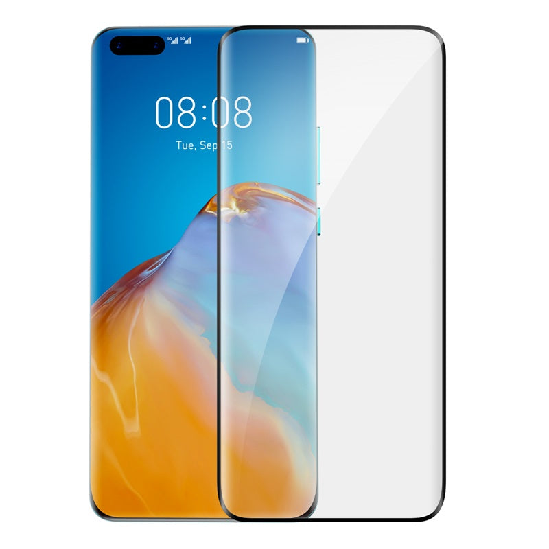Plein écran Courbé Full Adhesive Tempered Film Pour P40 Pro Single Pack Noir