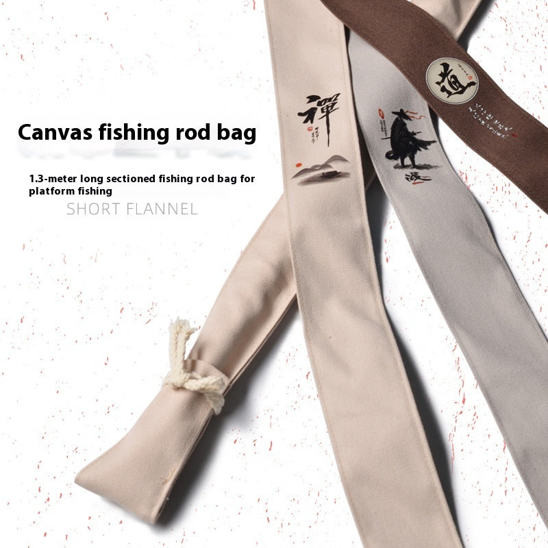 13 M Canvas Rod de pêche Sac sous-protecteur