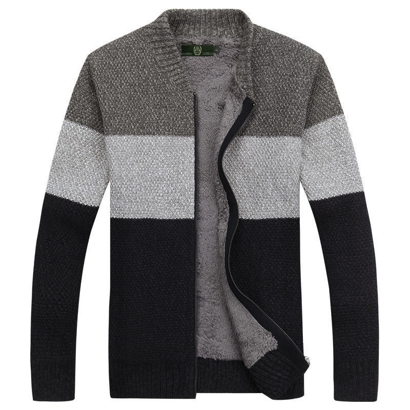 Chandail de cardigan épais pour hommes