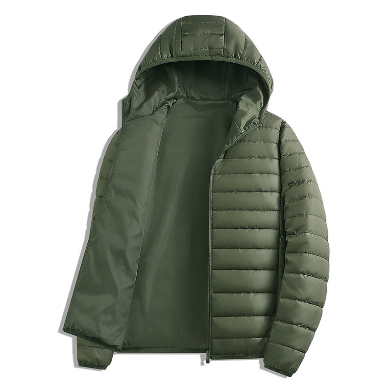 AutomneHiver chaud à capuche lisse coupe-vent étanche Sporty Casual Ribbed Top
