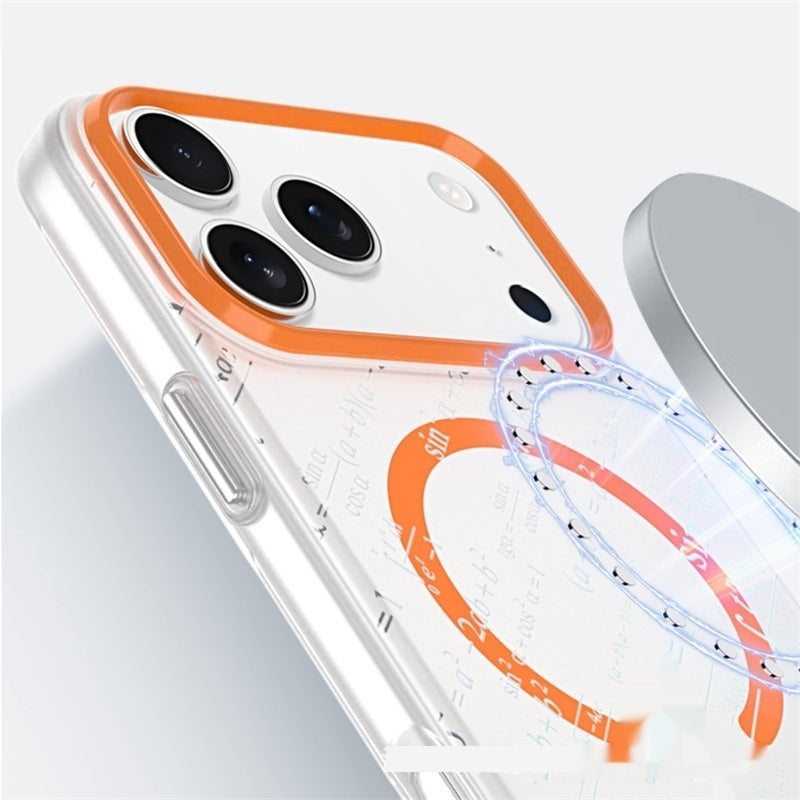 Magnetic Suction Phone Case Formule semi-transparente de protection anti-goutte