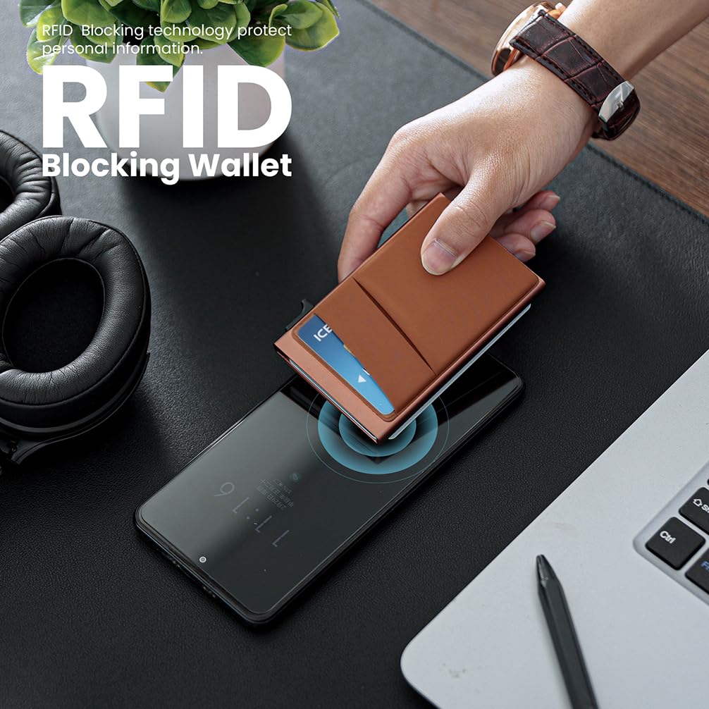 Slim Minimalist Wallet with ID Window