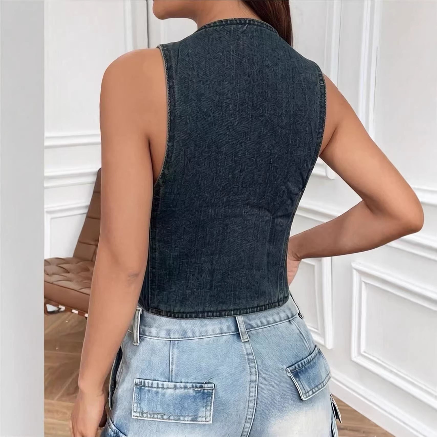 Femmes Minimaliste Veste élégant et polyvalent