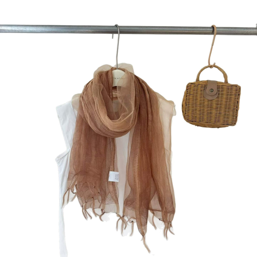 Écharpe féminine mince d'Organza Chal