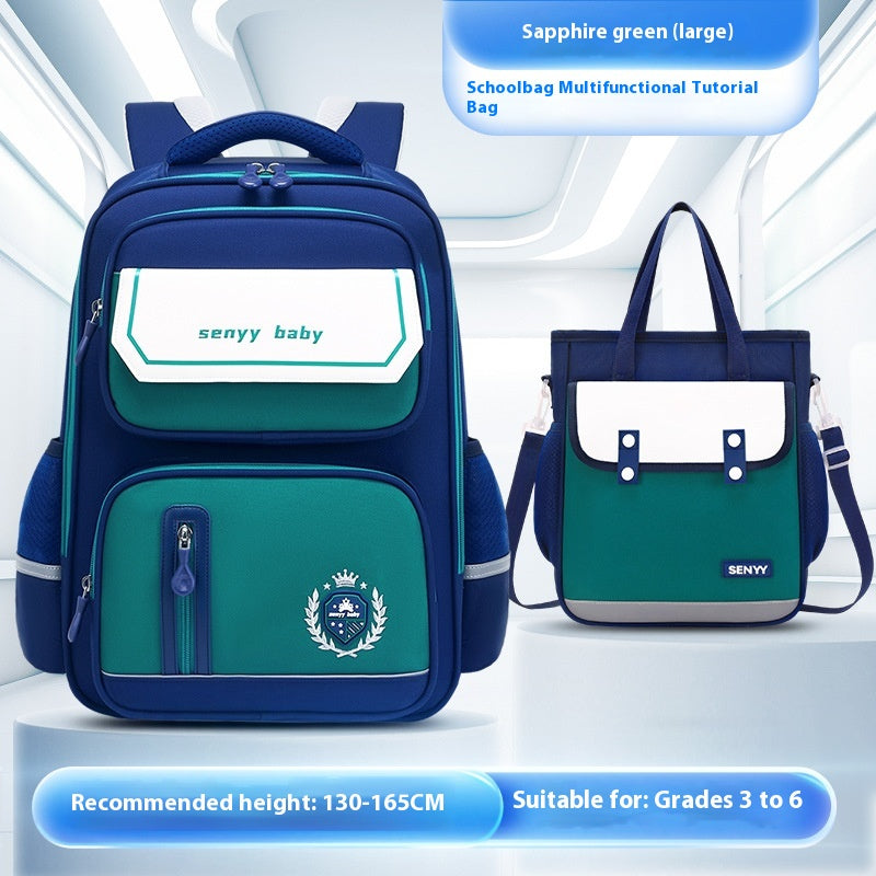 Sac à dos protecteur de la tige pour enfants avec hydrofuge Grande capacité Oxford Cloth Schoo
