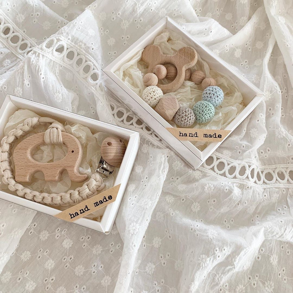 Accessoires d'encolure fabriqués à la main Pacifier Clip Anti-goutte Longueur de fourche