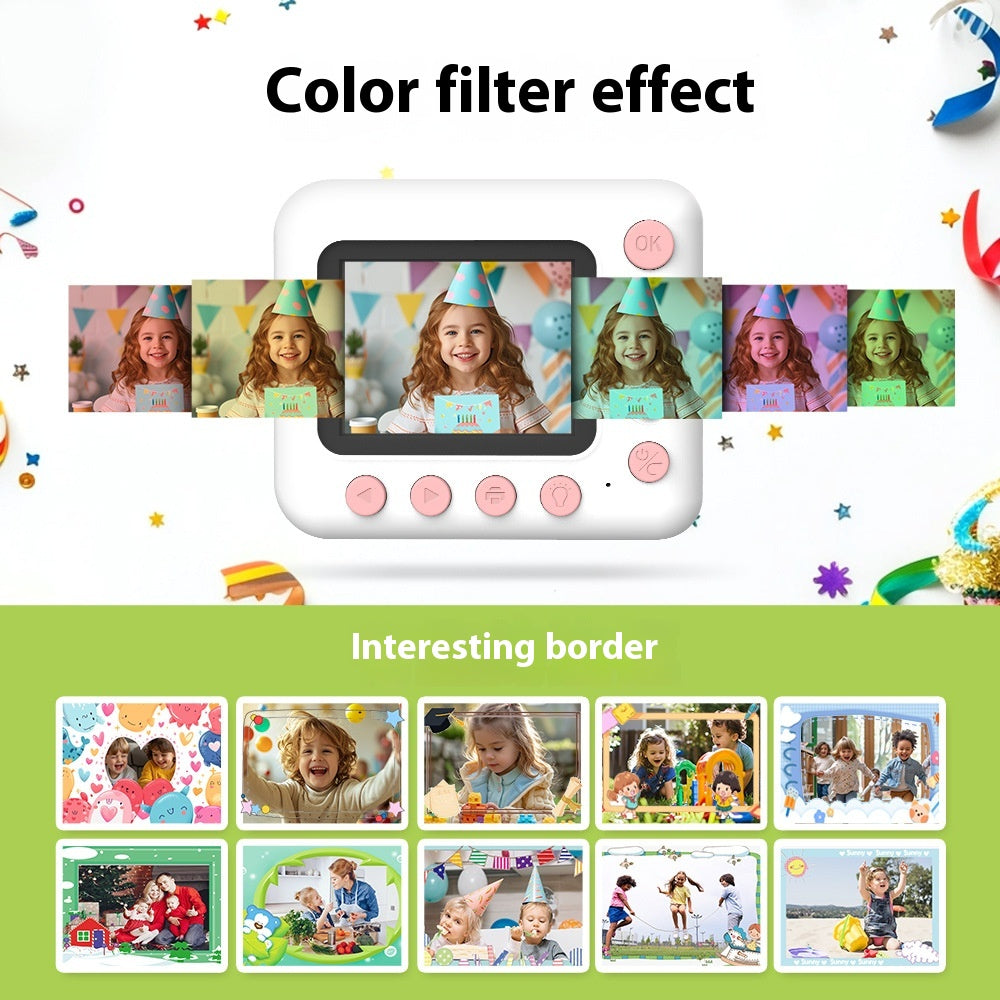 Photo HD et caméra d'impression instantanée vidéo