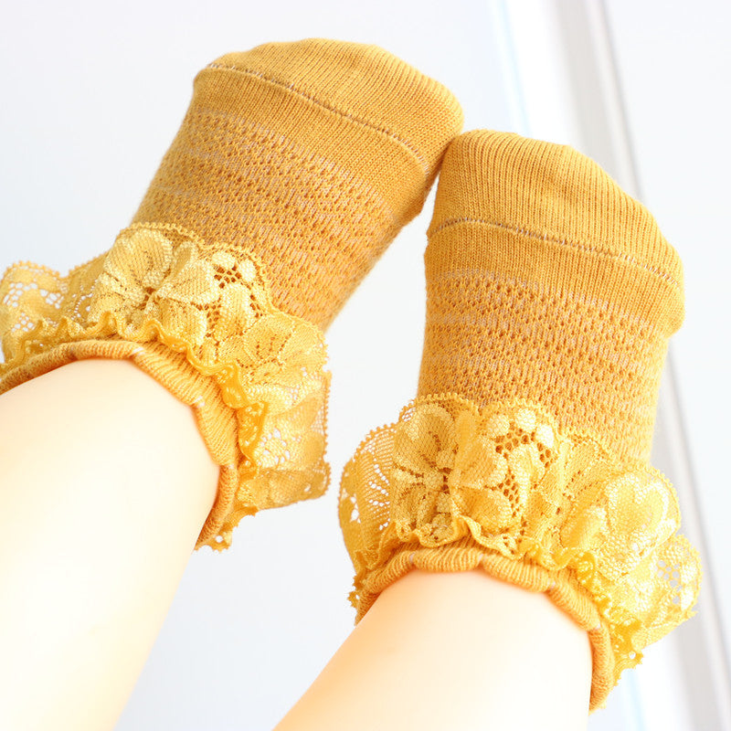 Été Filles Chaussettes en dentelle Chaussettes en dentelle