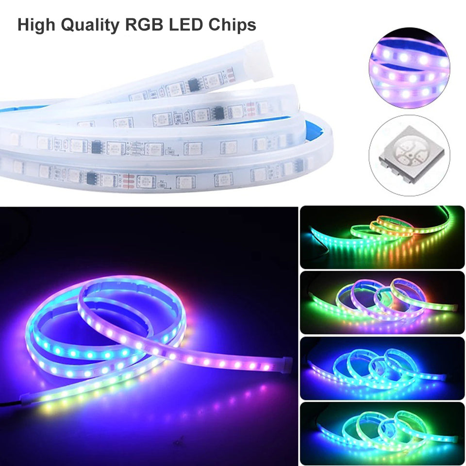 Couverture de moteur automobile à travers l'atmosphère de l'écran de lumière de course quotidienne Led