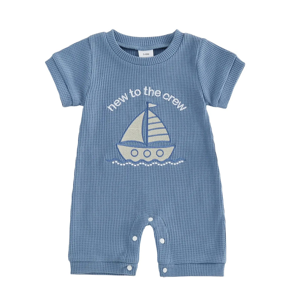 Lettre Bébé Romper d'été