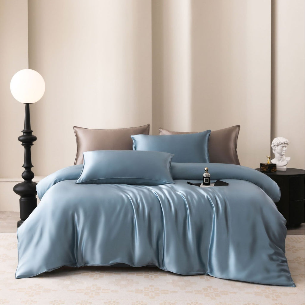 Soie 22-momme Set de quatre pièces en soie léger luxe