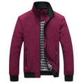 Homme Casual Sporty Loose-fitting Stand-collar Veste respirante