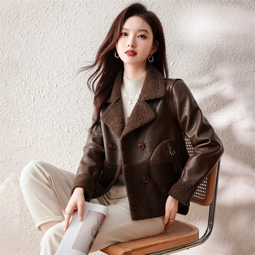 Manteau de fourrure d'hiver perdre plus de taille veste pour les femmes