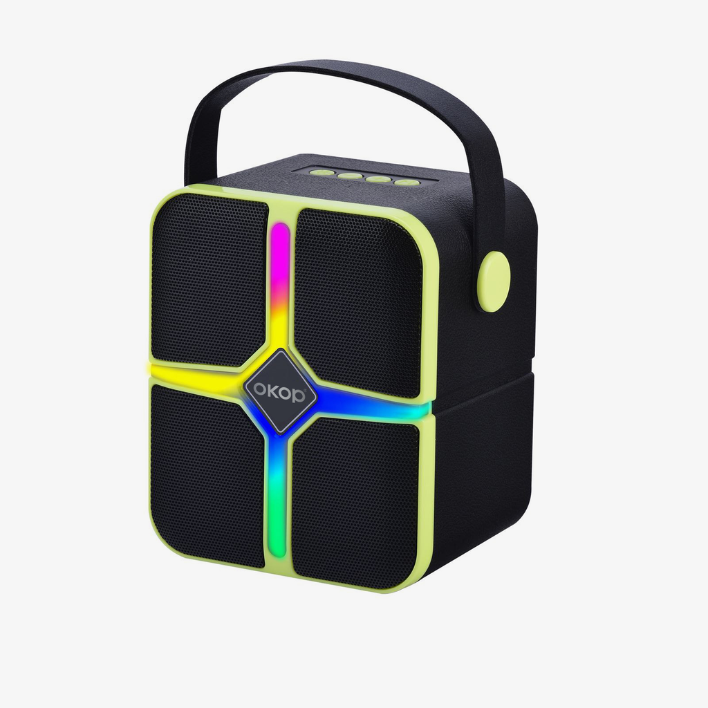 KP-876 Haut-parleur Bluetooth sans fil le plus vendu Poignée portable RGB Éclairage Batterie longue L