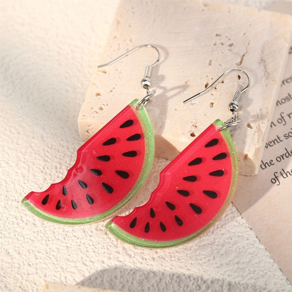 Boucles d'oreilles femmes Watermelon Kiwi