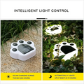 LED Solar Garden Light Outdoor Waterproof Garden Décoration Dog Cat Animal Paw Print Light