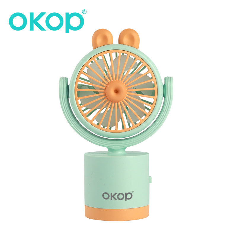 KP-F10 Portable de bureau portatif Mini ventilateur à faible bruit longue durée de vie de la batterie vente à chaud Bureau F