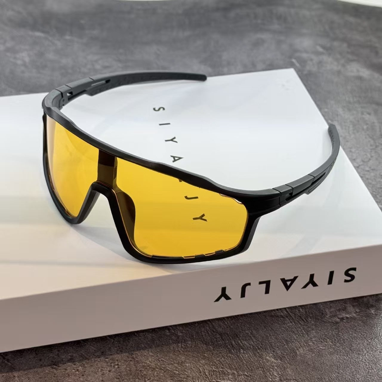 Lunettes de soleil à vélo à changement de couleur Unisexe
