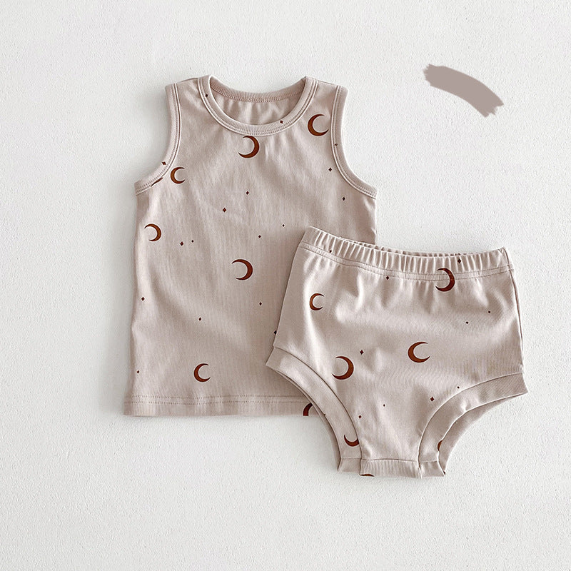 Ensemble de pyjama pour bébé et enfants de style été