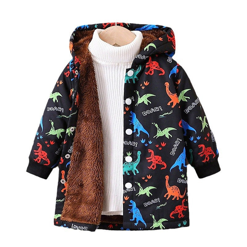 Enfant Dinosaur Fleece Lin Coat