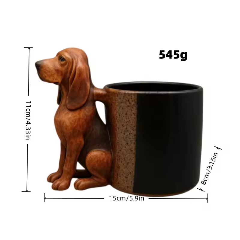Mug 3D à la main Dachshund