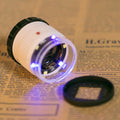 30 fois Cylindre échelle optique verre objectif focalisation HD loupe antique bijoux mesure