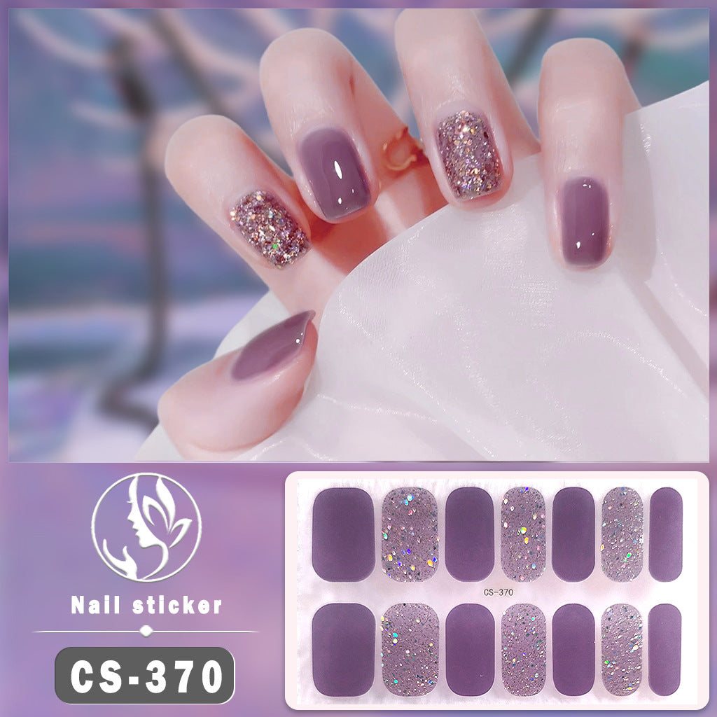 Pièce en forme d'ongle d'art en couleur solide imperméable