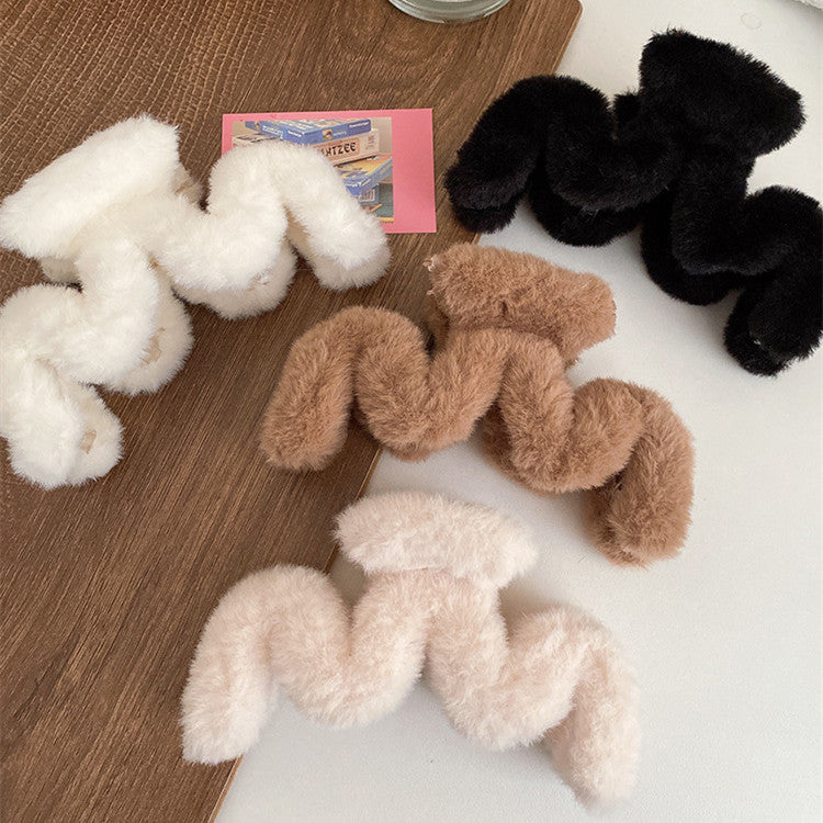 En automne et en hiver, ondulation Grip femmes haute Sens Grande coiffure