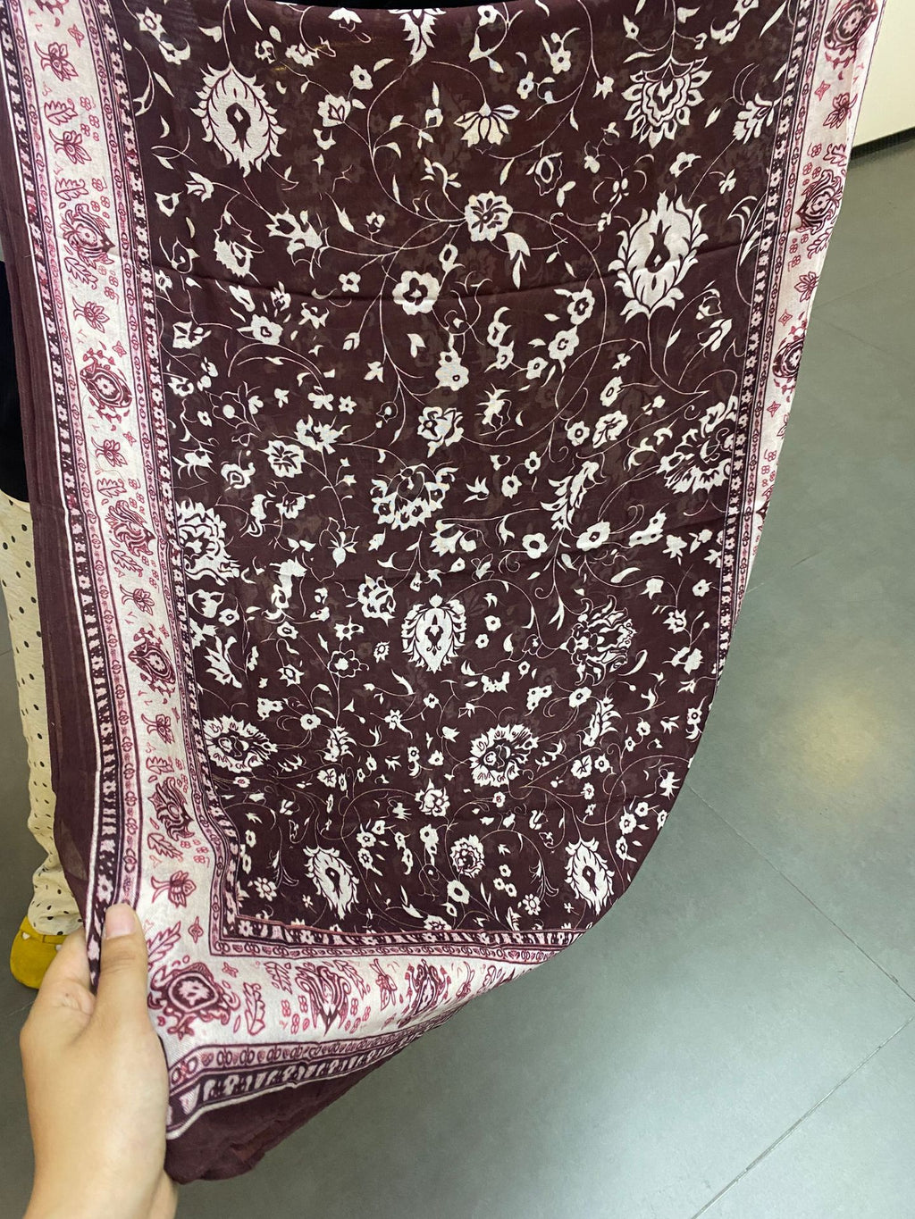 Écharpe de châle de coton modale personnalisée pour les femmes