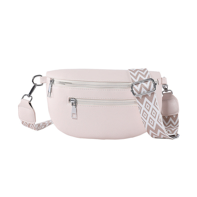 Sac croisé en cuir souple