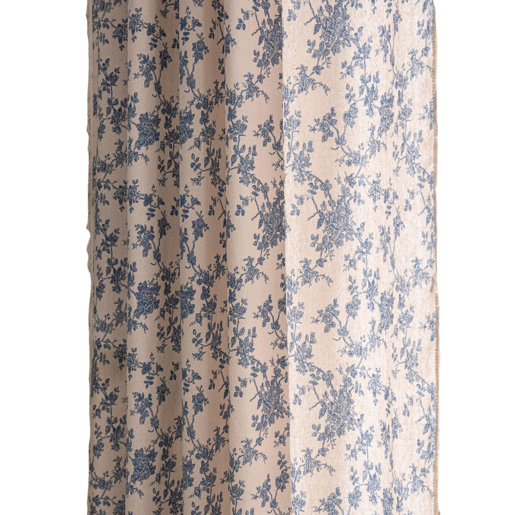 Coton et Linge d'imprimerie Rideau de cuisine Beige Tassel Petite fenêtre Half Shade Bay fenêtre