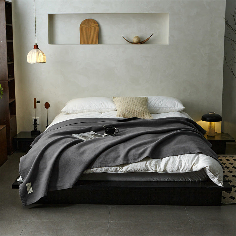 Nap Singledouble Air-conditioning Quilt Cotton-linen Throw Blanket