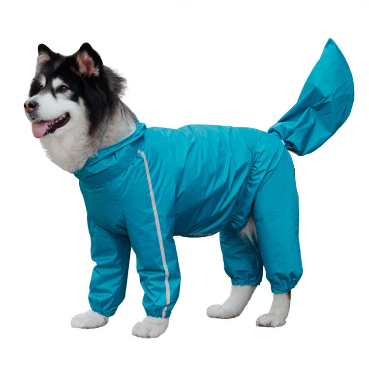 Pare-pluie pour chien de compagnie avec voile de couverture