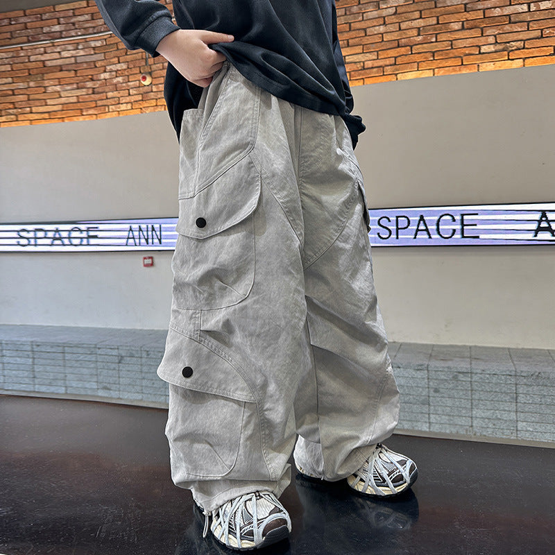 Garçons Printemps Vêtements Pantalons de fret tendance Handsome